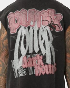 Loiter Dark Hours Oversized Vintage Muscle T-Shirt Vintage Black -Fashion Clothing Store 02042946 YV009 mens 0050