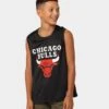 NBA Kids' Chicago Bulls Evan Mesh Tank Singlet Black -Fashion Clothing Store 02043214 YB001 default 0010