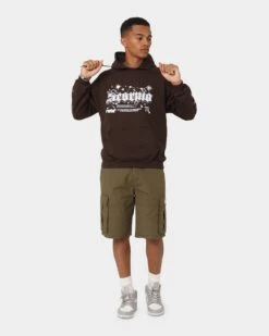 Rats Get Fat Scorpio Hoodie Brown 19 Rats Get Fat Scorpio Hoodie Brown -Fashion Clothing Store 02043220 YX300 mens 080