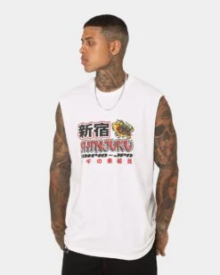 Goat Crew Shinjuku Muscle T-Shirt White 13 Goat Crew Shinjuku Muscle T-Shirt White -Fashion Clothing Store 02044573 YW100 mens 0060