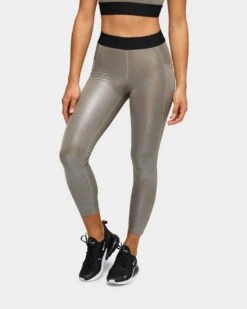 Dead Sport Women's Phantom Tights Gold/Black/Gold