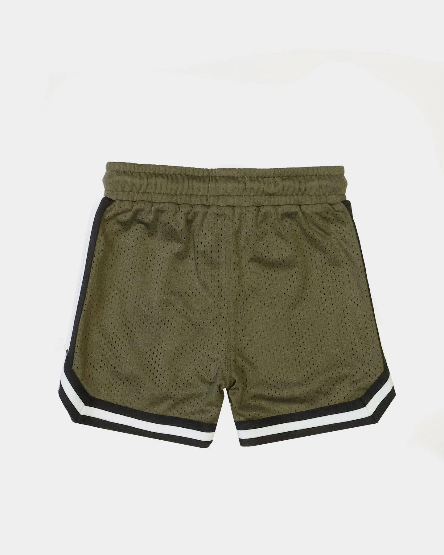 EN ES Kid's Mini Basketball Shorts Army Green 5 EN ES Kid's Mini Basketball Shorts Army Green - Image 3