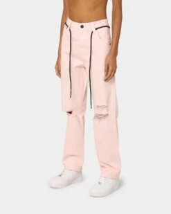 The Anti Order Post Dated Relaxed Jeans Pastel Pink -Fashion Clothing Store 03006986 YP052 womens 0060