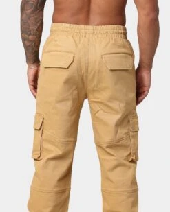 EN ES Poseidon Cargo Pants Tan -Fashion Clothing Store 03007030 YT001 mens 0080