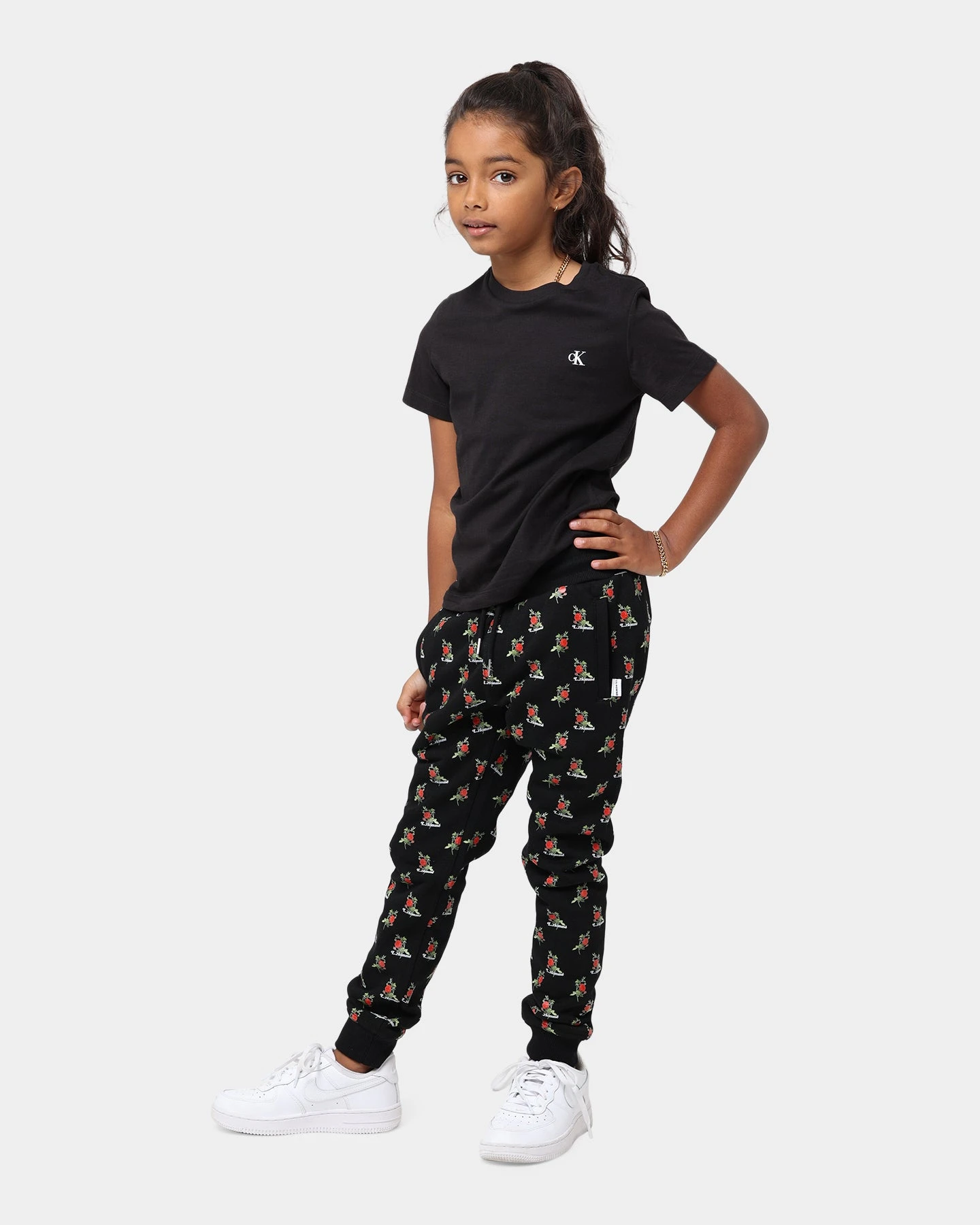 Lil Hommé Kid's Ament Sweat Pants Black 6 Lil Hommé Kid's Ament Sweat Pants Black - Image 4