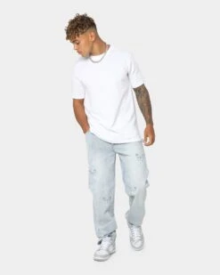 Loiter Freedom Skate Jeans Washed Blue -Fashion Clothing Store 03007678 YW645 mens 0020