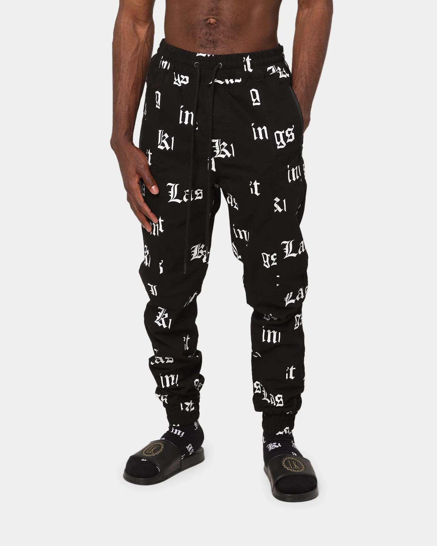 Last Kings Fragment Joggers Black 3 Last Kings Fragment Joggers Black