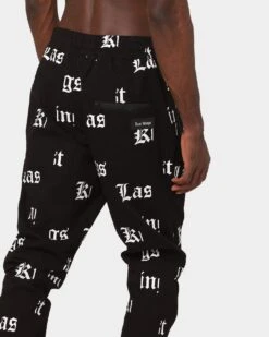 Last Kings Fragment Joggers Black 17 Last Kings Fragment Joggers Black -Fashion Clothing Store 03007878 YB001 mens 0080