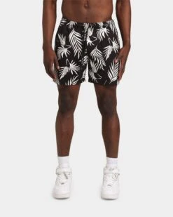 Dead Studios Tropics Party Shorts Black/White -Fashion Clothing Store 03008065 YB012 mens 0030
