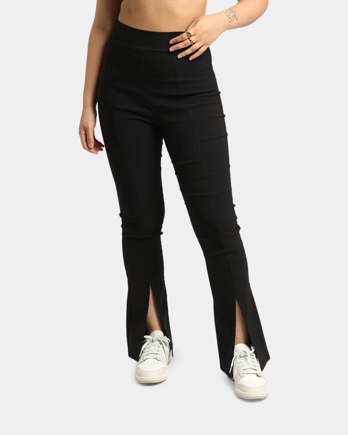 EN ES Women's Split Pants Black 4 EN ES Women's Split Pants Black - Image 2