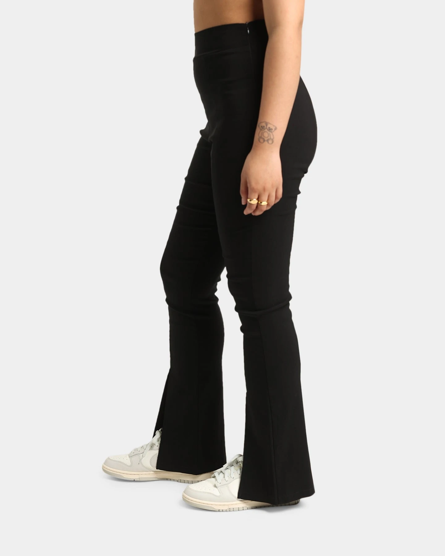 EN ES Women's Split Pants Black 8 EN ES Women's Split Pants Black - Image 6