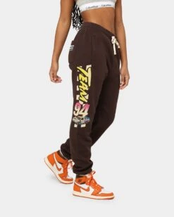 NASCAR NASCAR Team '94 Baggy Track Pants Chocolate Brown