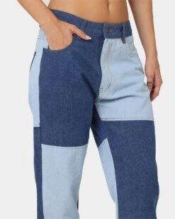XXIII Rehan Patchwork Jeans Blue/Light Blue 16 XXIII Rehan Patchwork Jeans Blue/Light Blue -Fashion Clothing Store 03008263 YX051 womens 0070