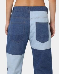 XXIII Rehan Patchwork Jeans Blue/Light Blue 17 XXIII Rehan Patchwork Jeans Blue/Light Blue -Fashion Clothing Store 03008263 YX051 womens 0080