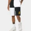 Canterbury Harlequin Striped 9 Shorts Black/White -Fashion Clothing Store 03008314 YB012 mens 0010