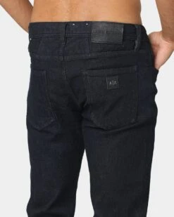 Armani Exchange 5 Tasche Jeans Indigo Denim -Fashion Clothing Store 03008335 YI082 mens 0080