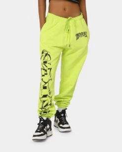 Loiter Anarchy Track Pants Neon Green -Fashion Clothing Store 03008501 YN359 womens 0010 4889e5af 3007 4a0e 9440 2e060574bfc0