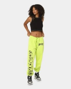 Loiter Anarchy Track Pants Neon Green -Fashion Clothing Store 03008501 YN359 womens 0020 a6ff3585 d1dc 4adf 9d97 195ab985a82d