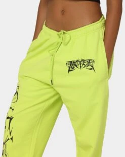 Loiter Anarchy Track Pants Neon Green -Fashion Clothing Store 03008501 YN359 womens 0070