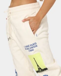 Carré Worldwide Classic Track Pants Off White -Fashion Clothing Store 03008545 YO007 womens 0070