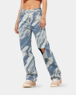 XXIII Women's Freya White Wash Jeans Blue/White