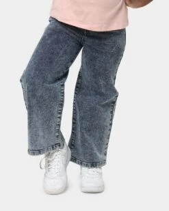 EN ES Kid's Forward Baggy Jean Mid Blue