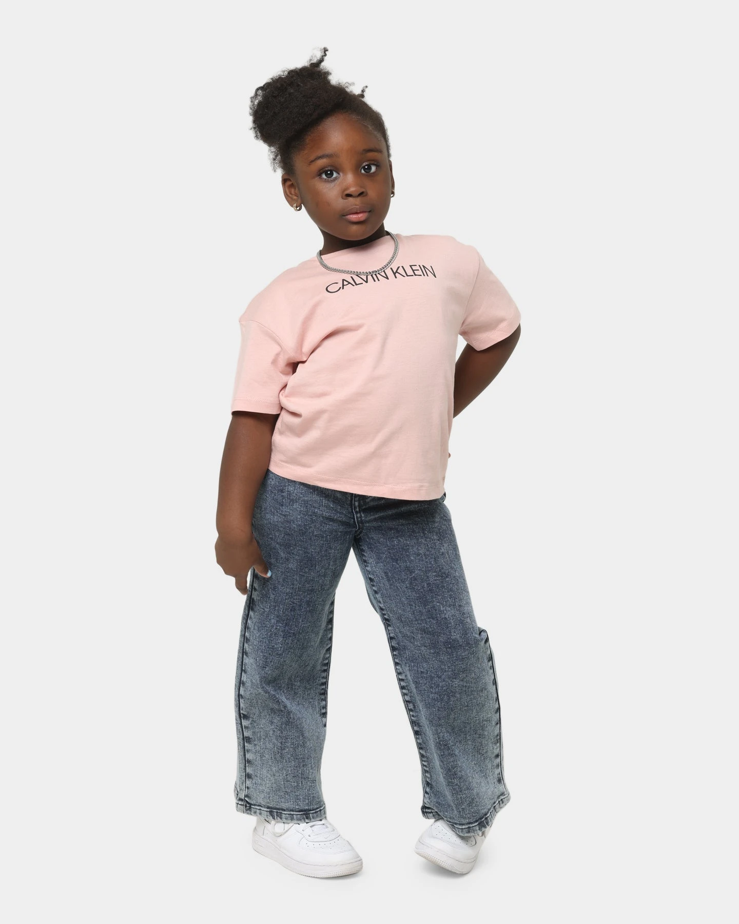 EN ES Kid's Forward Baggy Jean Mid Blue 4 EN ES Kid's Forward Baggy Jean Mid Blue - Image 2