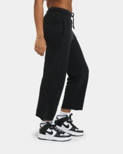 Champion Women's Vintage Dye Cropped Joggers Black -Fashion Clothing Store 03008693 YB001 womens 0050