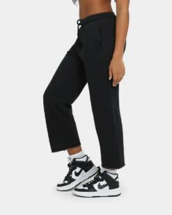 Champion Women's Vintage Dye Cropped Joggers Black -Fashion Clothing Store 03008693 YB001 womens 0060
