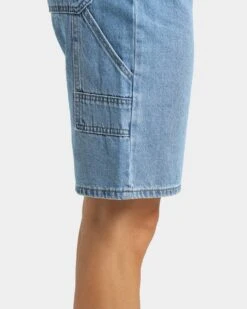 XXIII Women's Florentine Denim Shorts Blue -Fashion Clothing Store 03008737 YX001 womens 0070