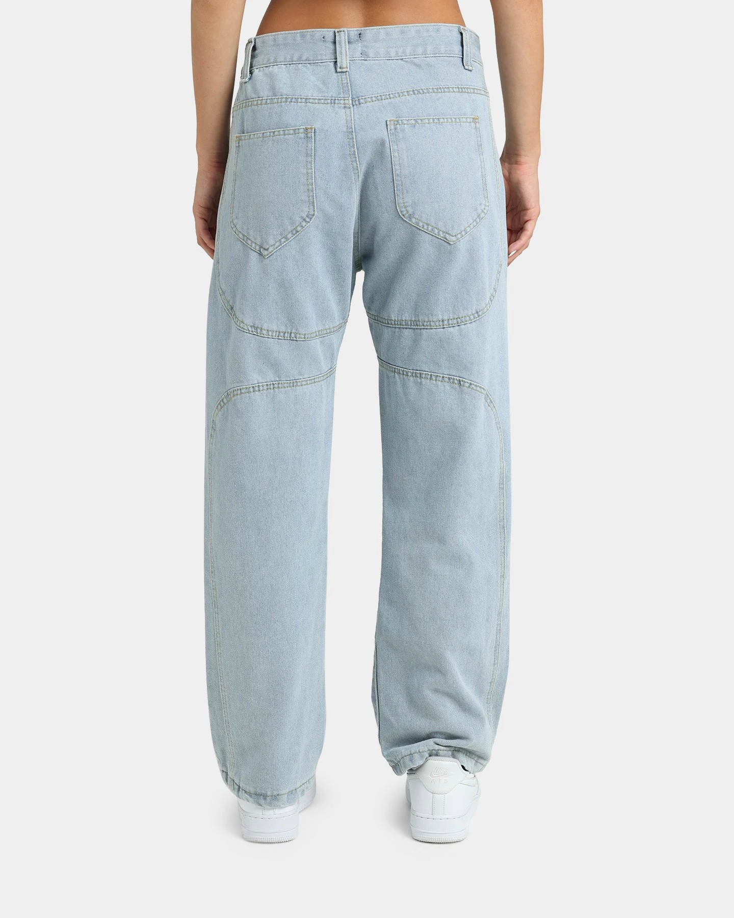 XXIII Women's Cholet Wide Leg Panel Jeans Light Blue 6 XXIII Women's Cholet Wide Leg Panel Jeans Light Blue - Image 4