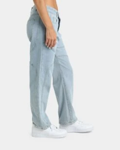 XXIII Women's Cholet Wide Leg Panel Jeans Light Blue 12 XXIII Women's Cholet Wide Leg Panel Jeans Light Blue -Fashion Clothing Store 03008826 YL200 womens 0050