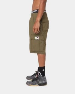Starter Rugged Terrain Cargo Shorts Khaki Green -Fashion Clothing Store 03008889 YK002 mens 0060