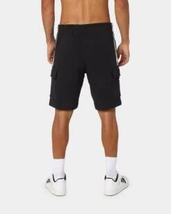 Adidas 3 Stripe Cargo Shorts Black 13 Adidas 3 Stripe Cargo Shorts Black -Fashion Clothing Store 03009146 YB001 mens 0040