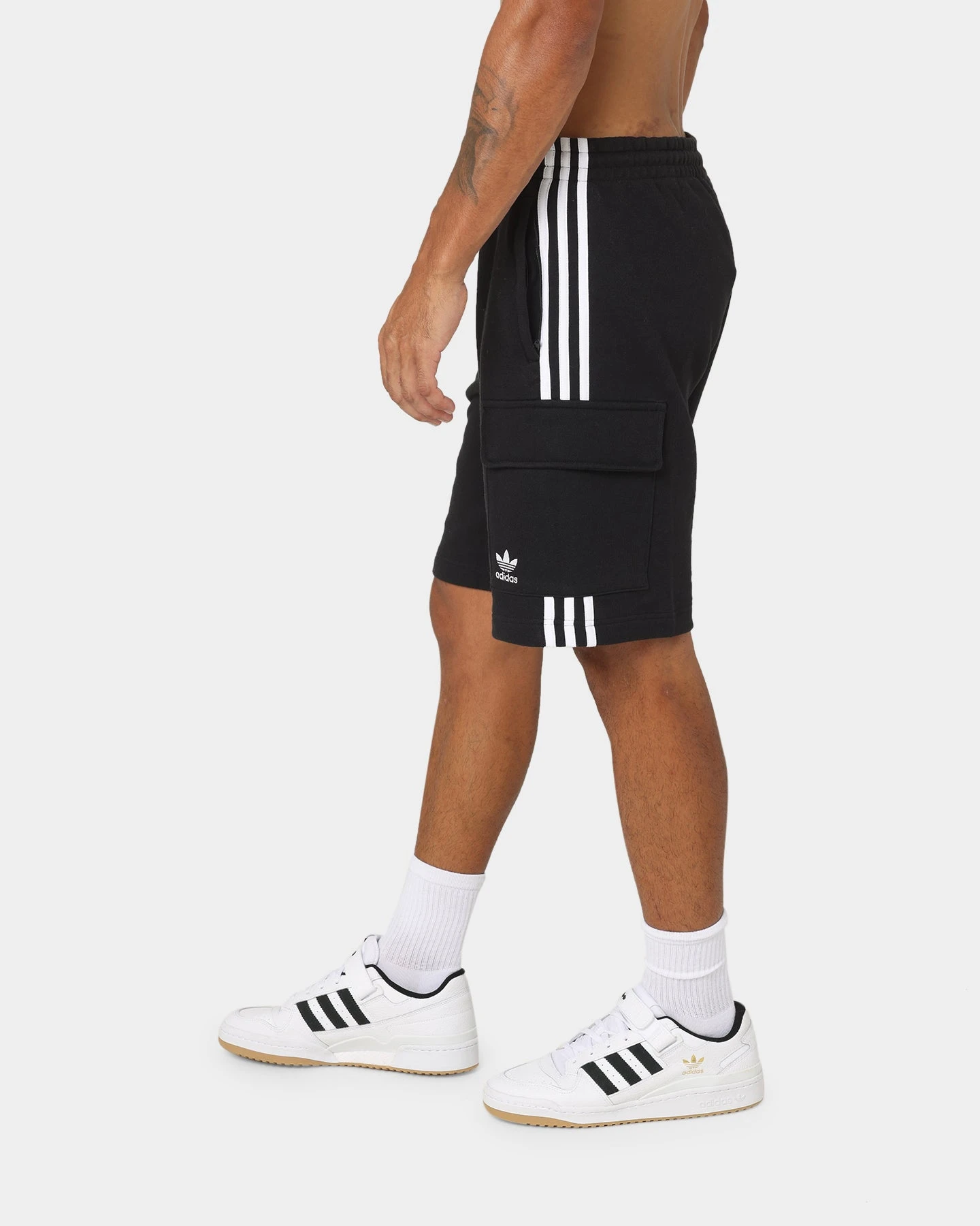 Adidas 3 Stripe Cargo Shorts Black 8 Adidas 3 Stripe Cargo Shorts Black - Image 6