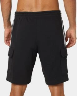 Adidas 3 Stripe Cargo Shorts Black 17 Adidas 3 Stripe Cargo Shorts Black -Fashion Clothing Store 03009146 YB001 mens 0080