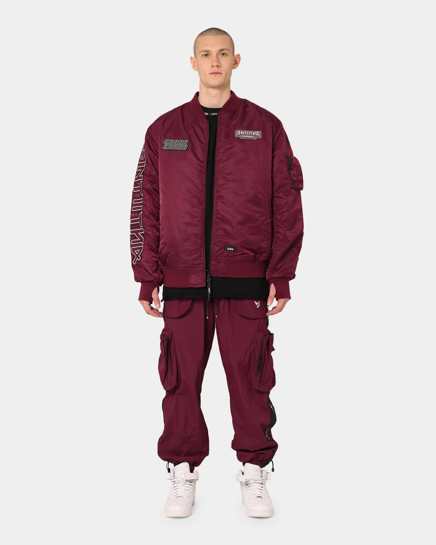 The Anti Order Galactic Utility Joggers Dark Burgundy 4 The Anti Order Galactic Utility Joggers Dark Burgundy - Image 2