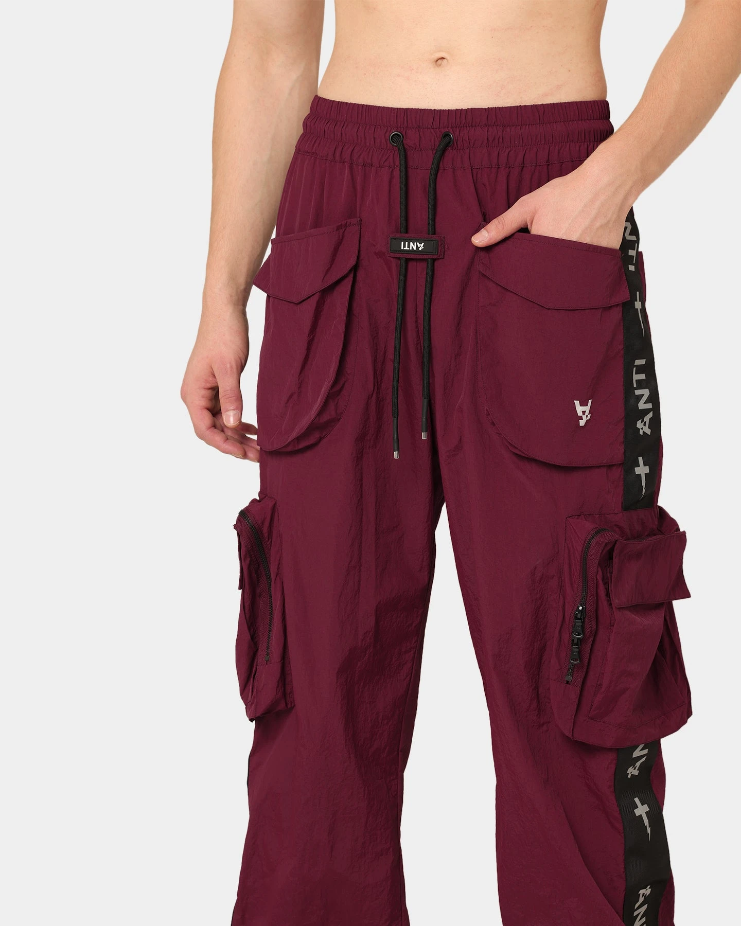 The Anti Order Galactic Utility Joggers Dark Burgundy 9 The Anti Order Galactic Utility Joggers Dark Burgundy - Image 7