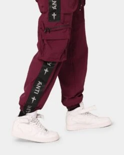The Anti Order Galactic Utility Joggers Dark Burgundy 21 The Anti Order Galactic Utility Joggers Dark Burgundy -Fashion Clothing Store 03009204 YD057 mens 0090