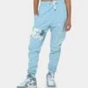 Starter Look For Stars Track Pants Light Blue -Fashion Clothing Store 03009255 YL200 womens 0010