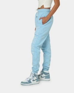 Starter Look For Stars Track Pants Light Blue -Fashion Clothing Store 03009255 YL200 womens 0060
