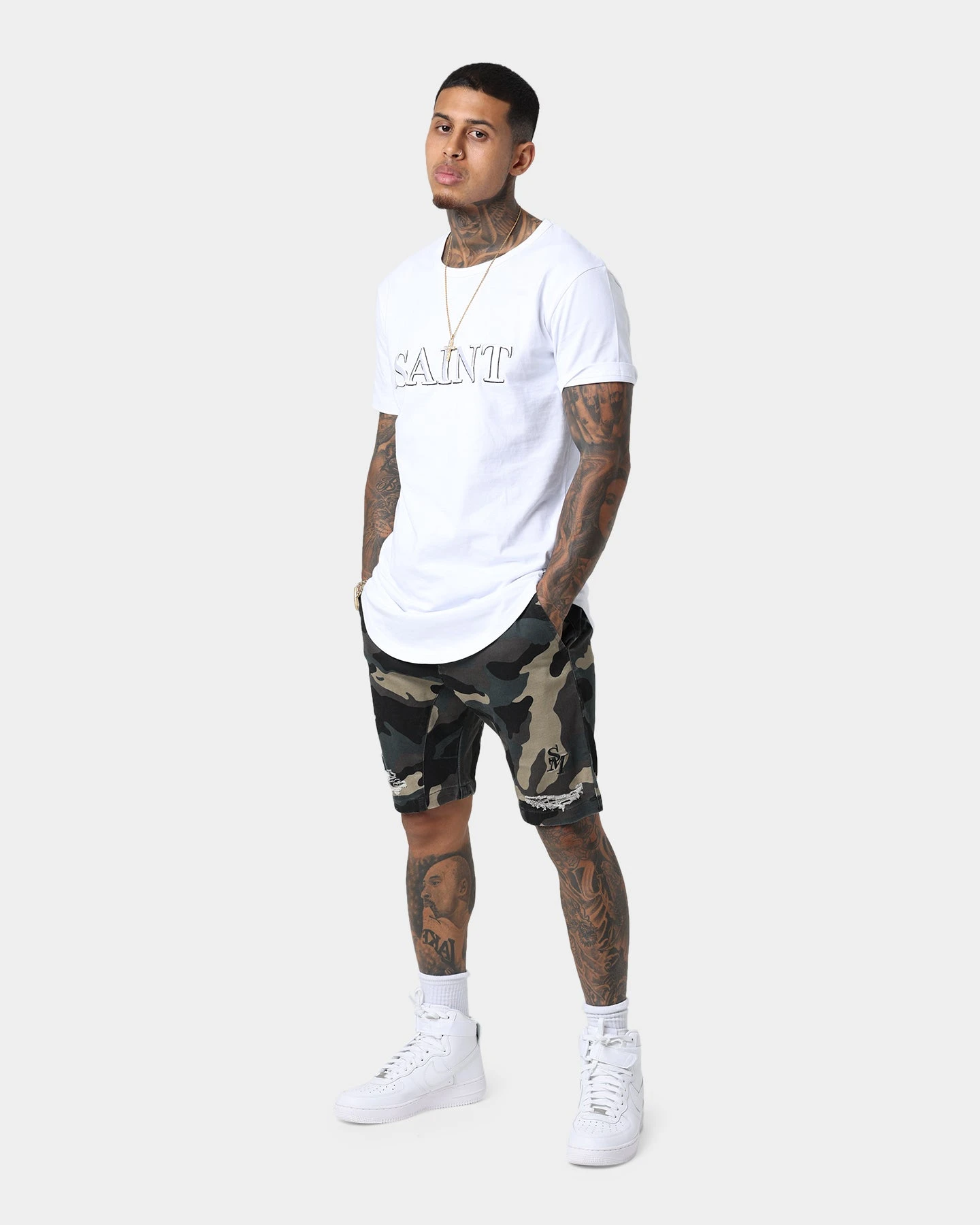 Saint Morta Annex Camo Shorts Woodland Camo 4 Saint Morta Annex Camo Shorts Woodland Camo - Image 2