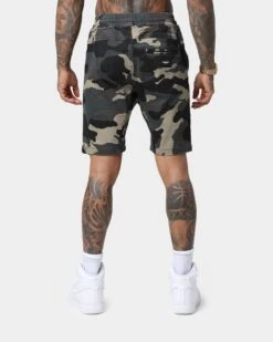 Saint Morta Annex Camo Shorts Woodland Camo 13 Saint Morta Annex Camo Shorts Woodland Camo -Fashion Clothing Store 03009289 YC040 mens 0040