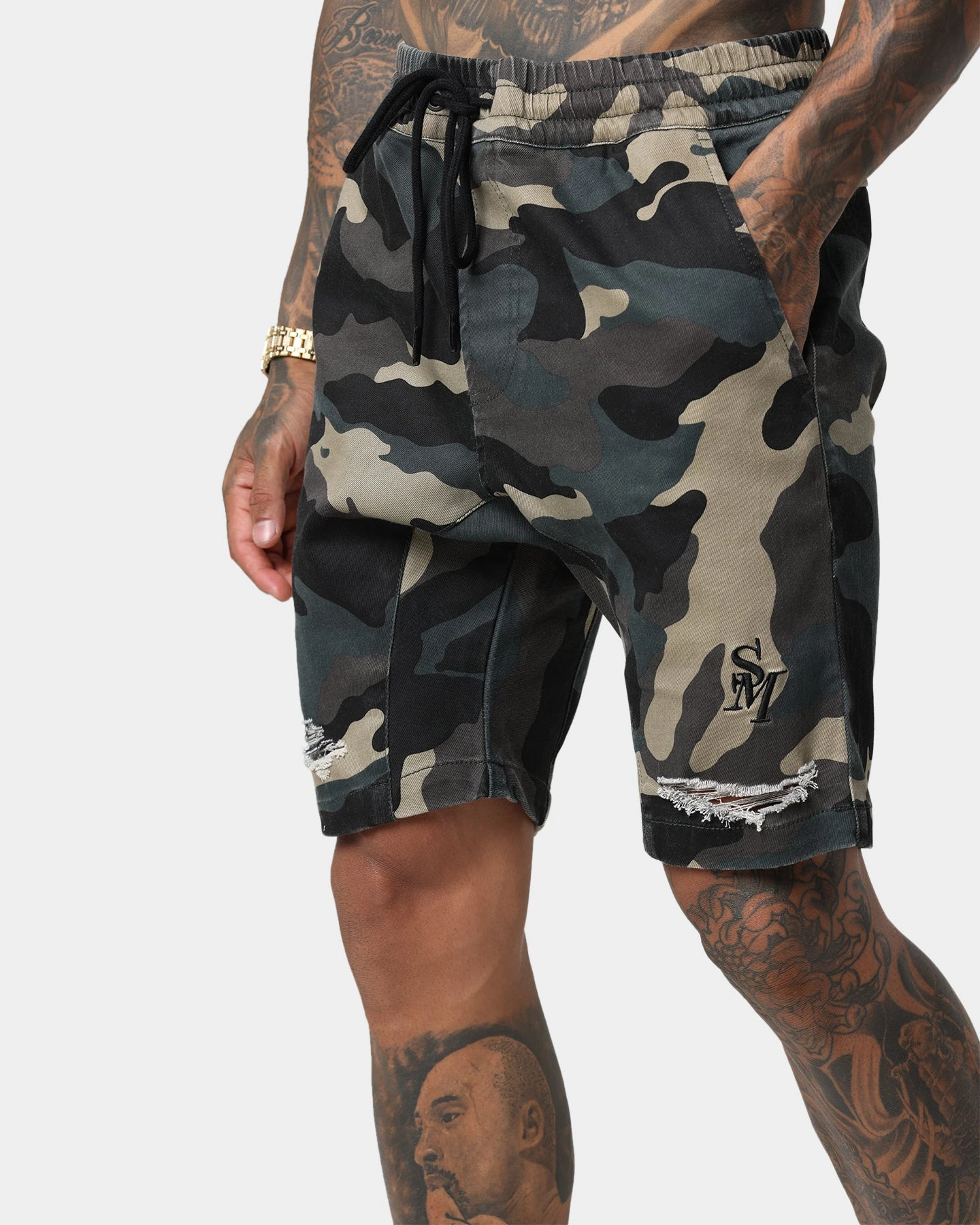Saint Morta Annex Camo Shorts Woodland Camo 9 Saint Morta Annex Camo Shorts Woodland Camo - Image 7