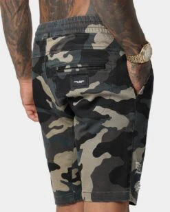 Saint Morta Annex Camo Shorts Woodland Camo 17 Saint Morta Annex Camo Shorts Woodland Camo -Fashion Clothing Store 03009289 YC040 mens 0080