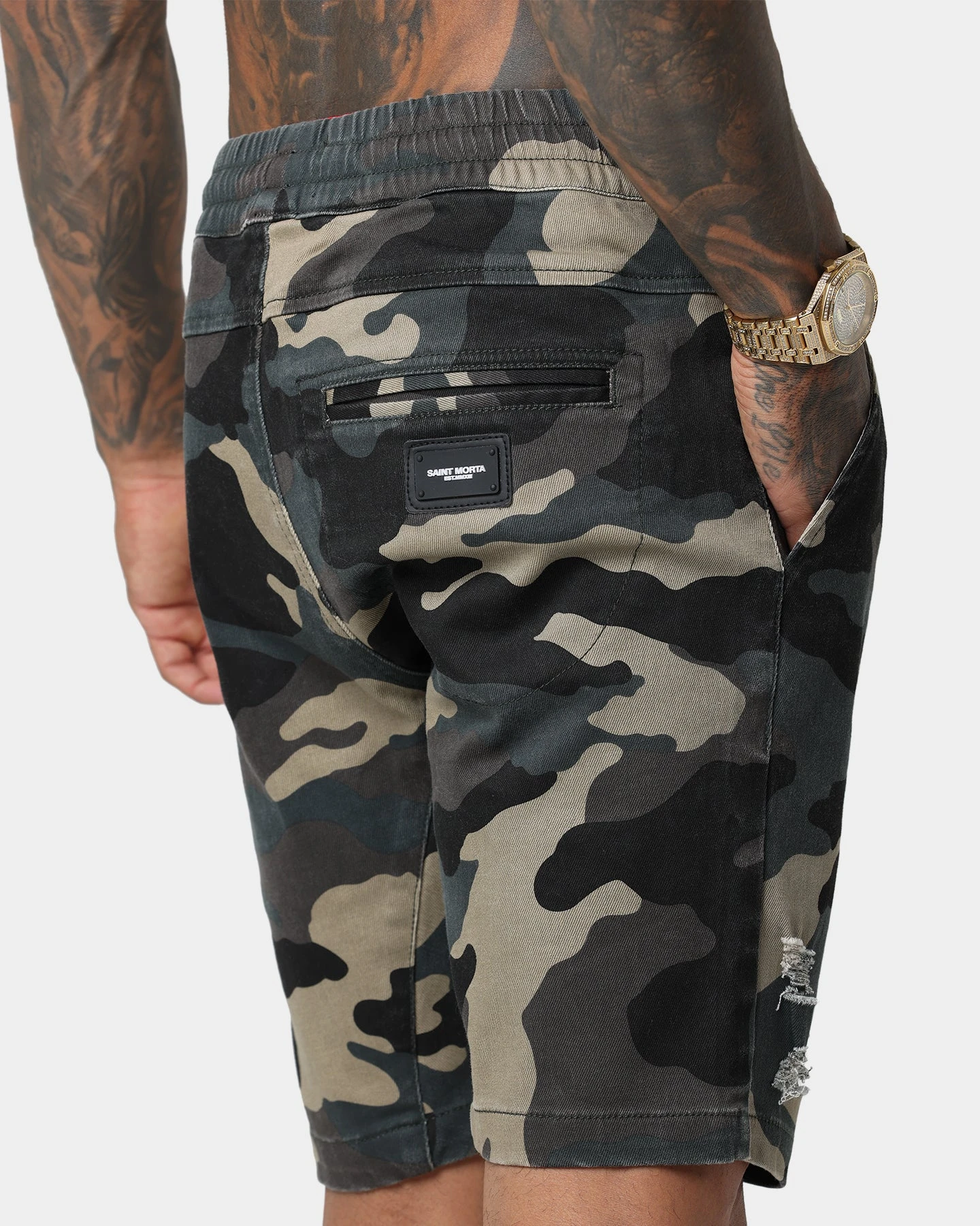 Saint Morta Annex Camo Shorts Woodland Camo 10 Saint Morta Annex Camo Shorts Woodland Camo - Image 8