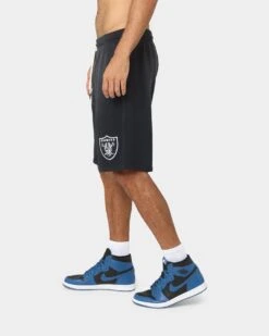 Majestic Athletic Las Vegas Raiders Solarised Court Shorts Faded Black -Fashion Clothing Store 03009342 YB554 mens 0060