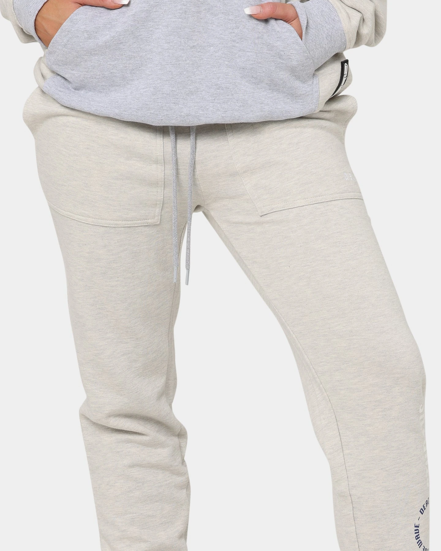Dead Studios Two Tone Trackpants Oatmeal Marle 5 Dead Studios Two Tone Trackpants Oatmeal Marle - Image 3