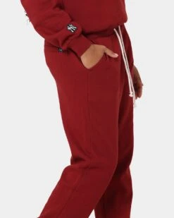 Majestic Athletic Women's New York Yankees Heritage Trackpants Dark Blood -Fashion Clothing Store 03009554 YD184 womens 0030