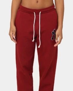 Majestic Athletic Women's New York Yankees Heritage Trackpants Dark Blood -Fashion Clothing Store 03009554 YD184 womens 0070